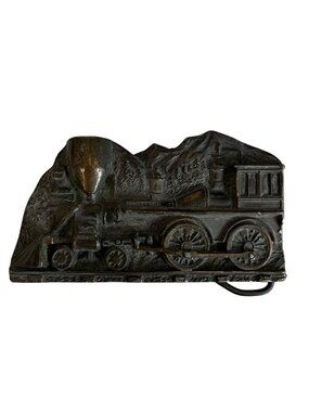 Vintage 1977 Captain Hawks Sky Patrol Train Belt Buckle Lionel Andrew Corp Railr